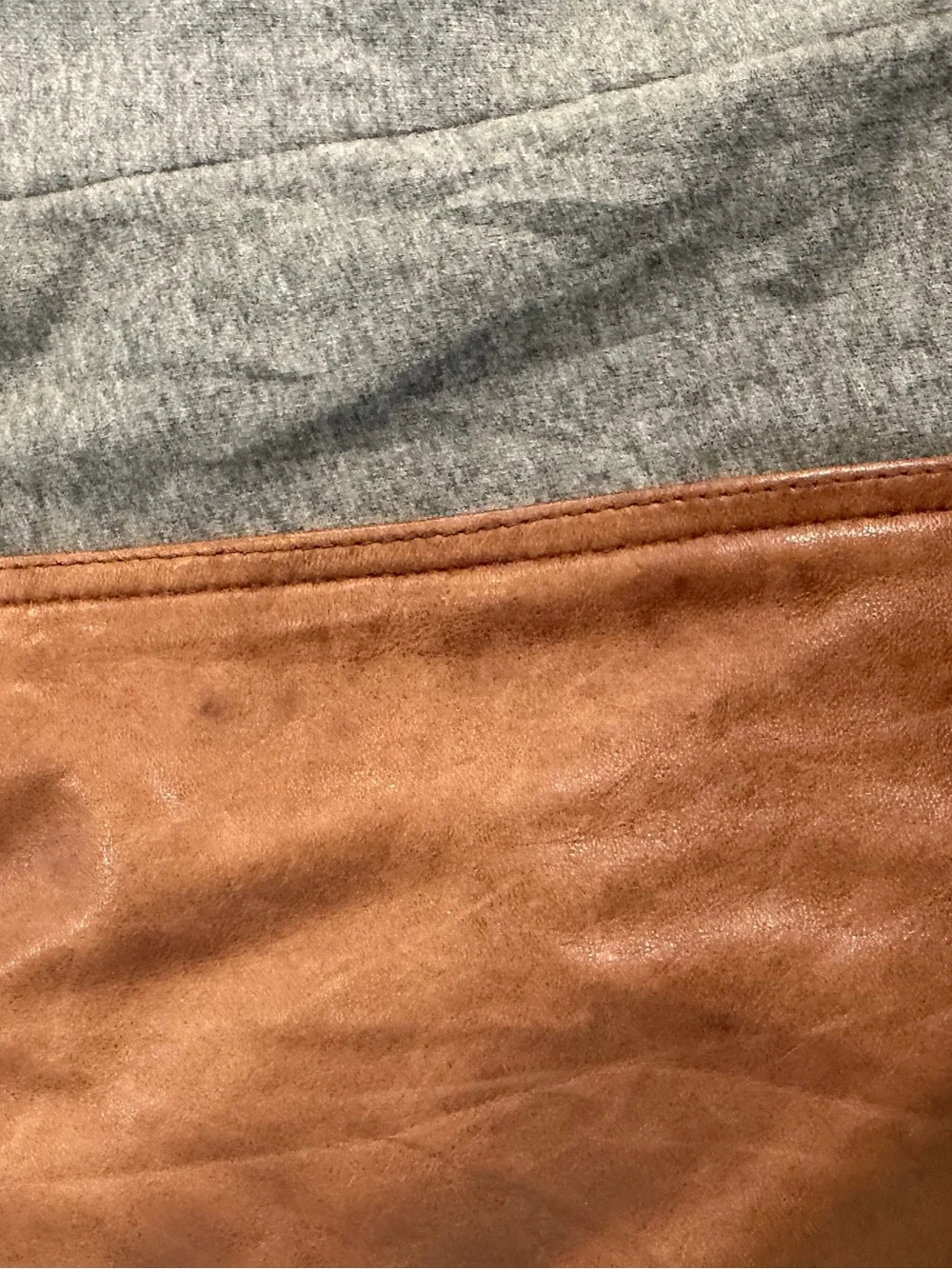 Banana Republic Men's Brown Leather Jacket - Classic Zip Front
